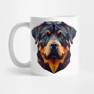 Rottweiler - Geometric Head Mug